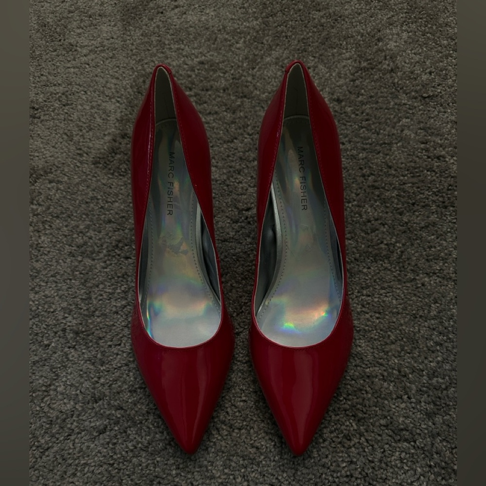 Marc Fisher Red Stiletto Heels